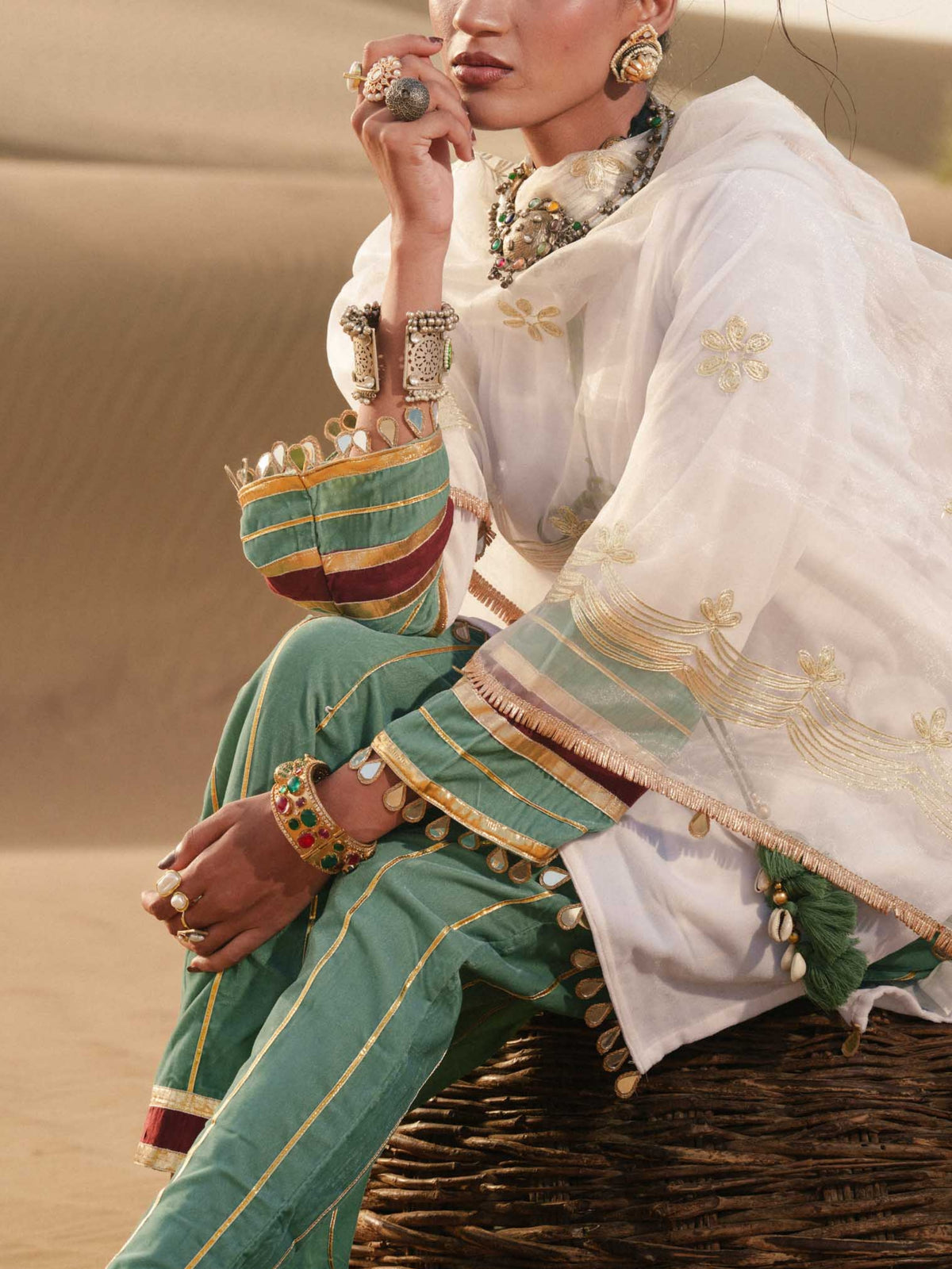 Maru Mor – Velvet Heritage Co-ord Set