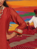Aabha – Chanderi Silk Kurta Set