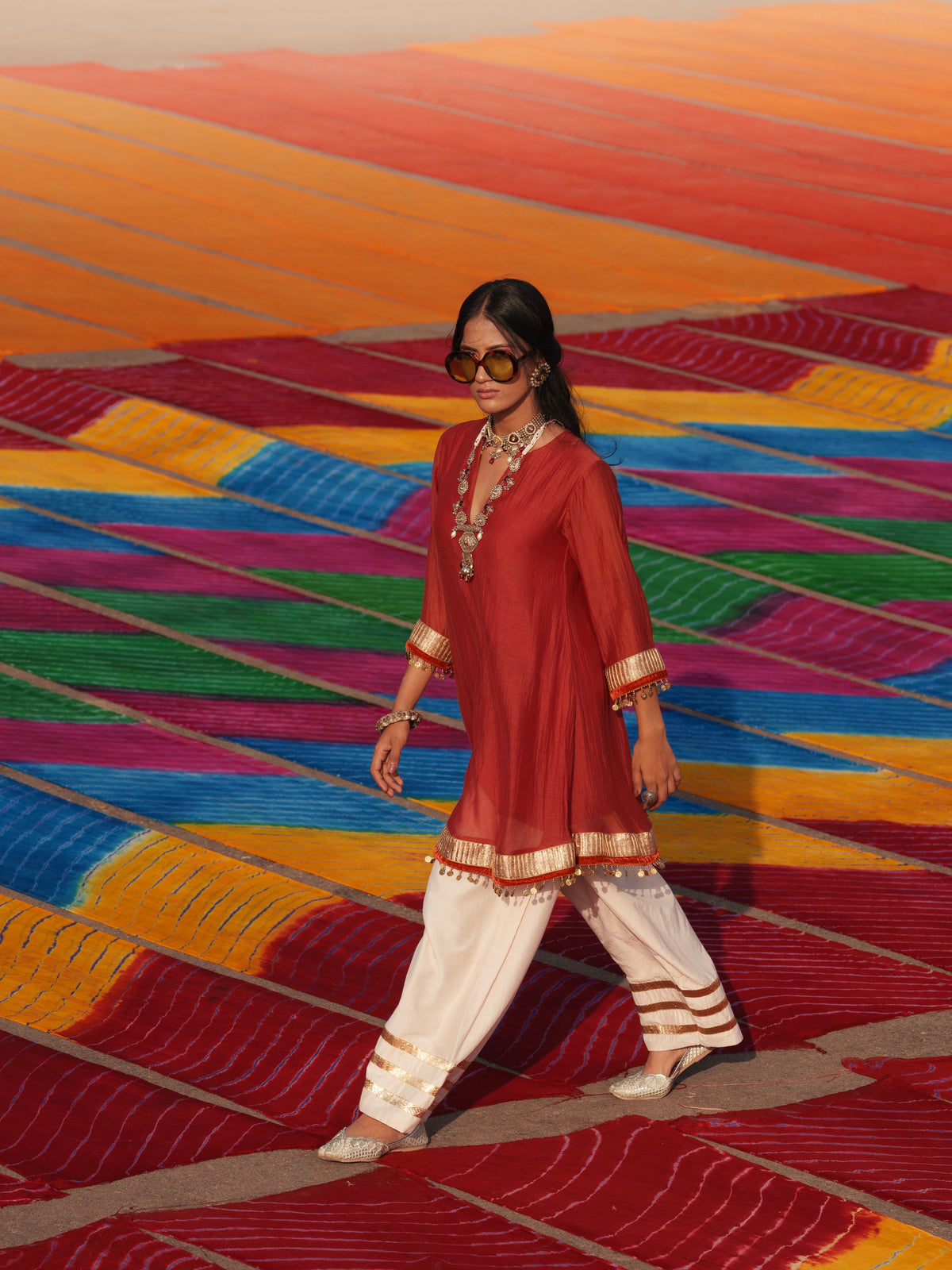 Aabha – Chanderi Silk Kurta Set