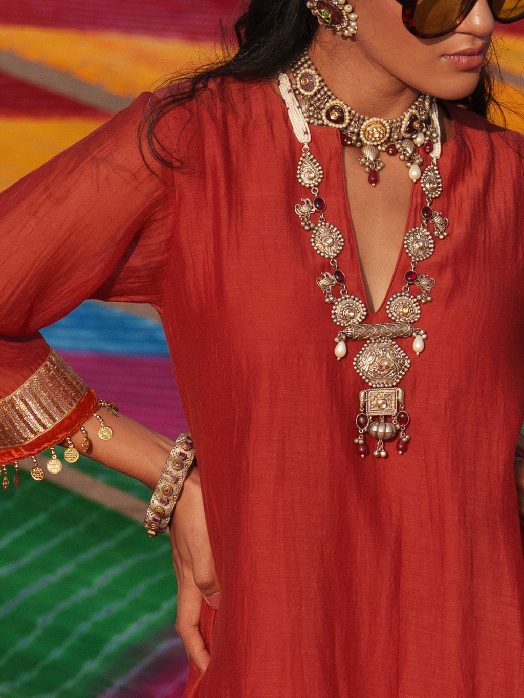 Aabha – Chanderi Silk Kurta Set
